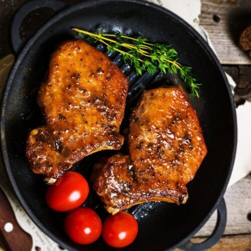 BBQ pork chops