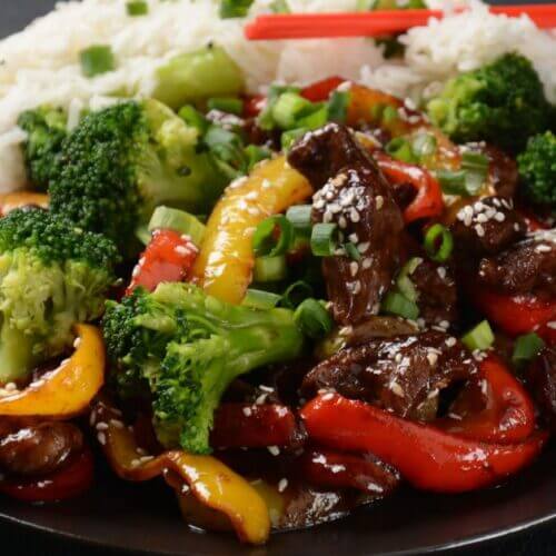 Beef and veggie stir fry recipe
