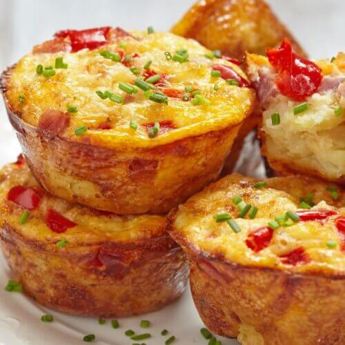 Breakfast quiche muffins
