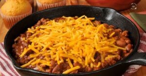 Hamburger and bean bake