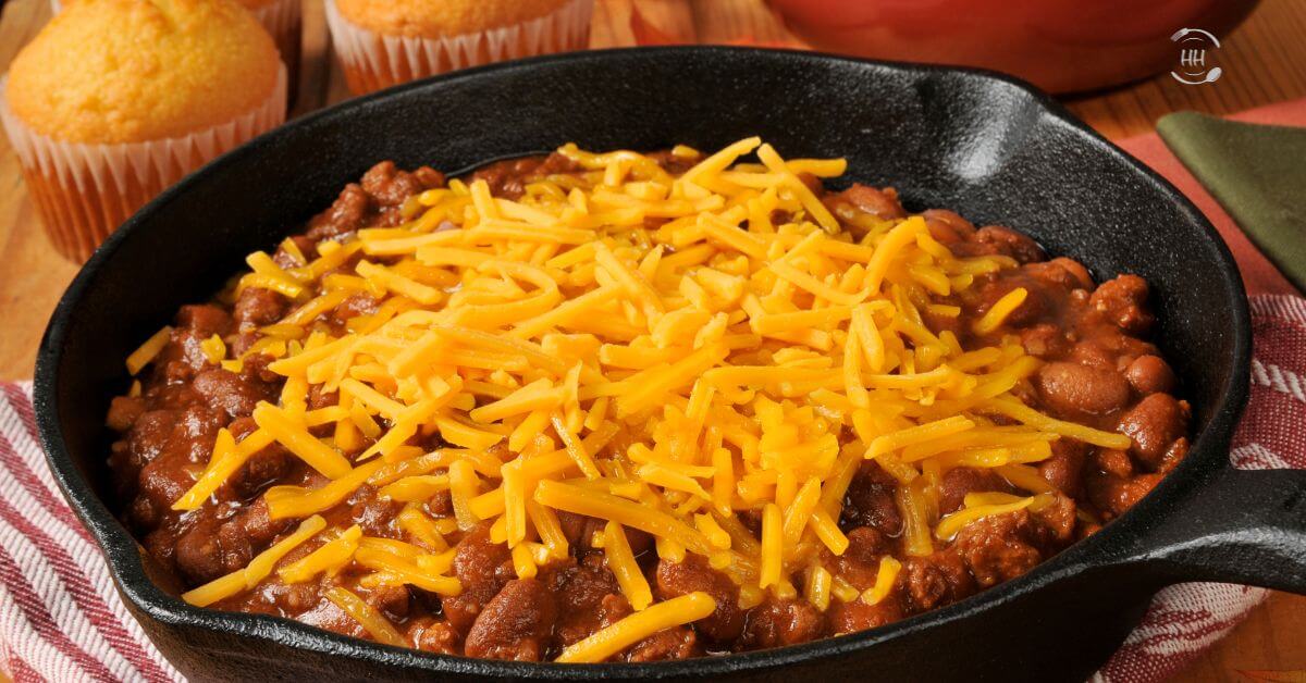 Hamburger and bean bake