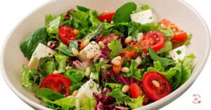 Greek chickpea salad