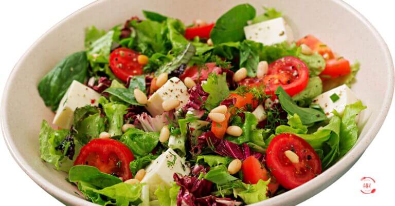 Greek chickpea salad
