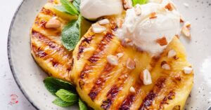 Grilled pineapple dessert recipe