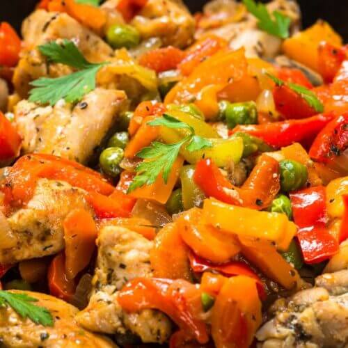 Teriyaki chicken stir fry