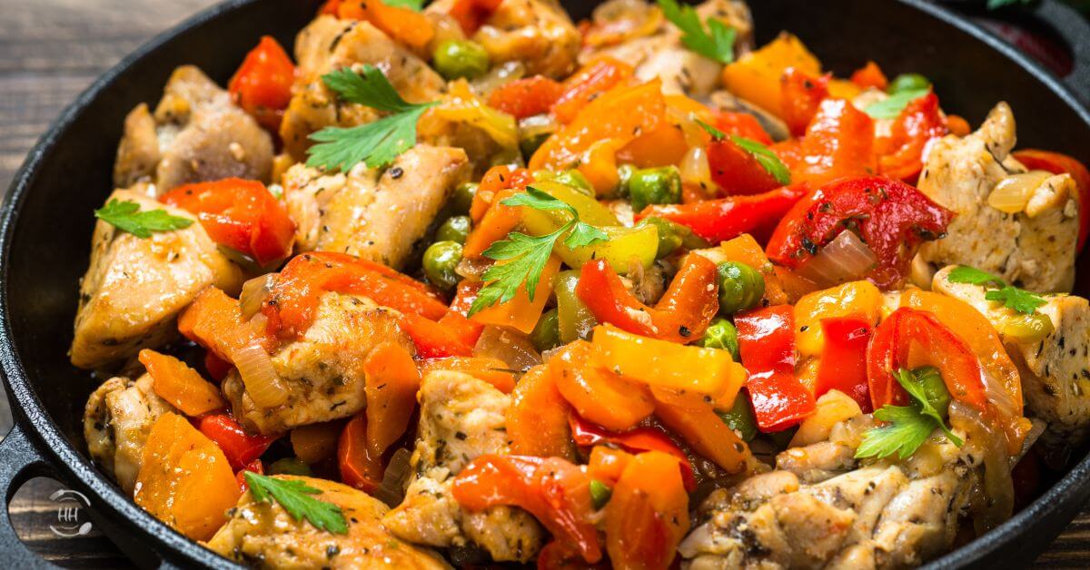 Teriyaki chicken stir fry