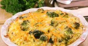 Chicken broccoli rice casserole