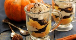 Chocolate-Pumpkin Cheesecake Parfait