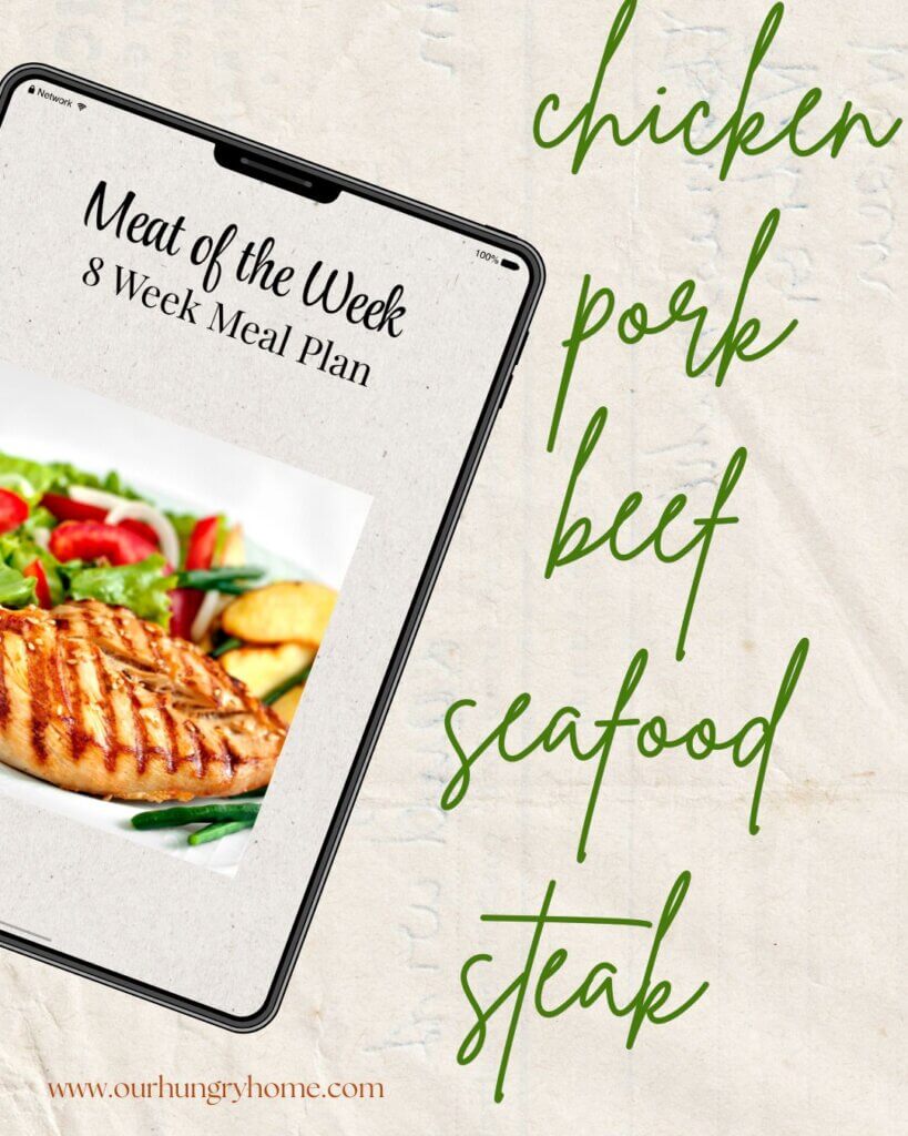 Meat of the Week Meal Plan