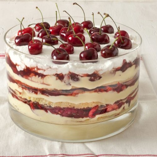 Cherry Shortcake Trifle