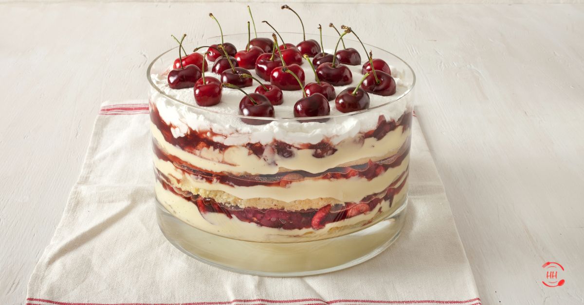 Cherry Shortcake Trifle