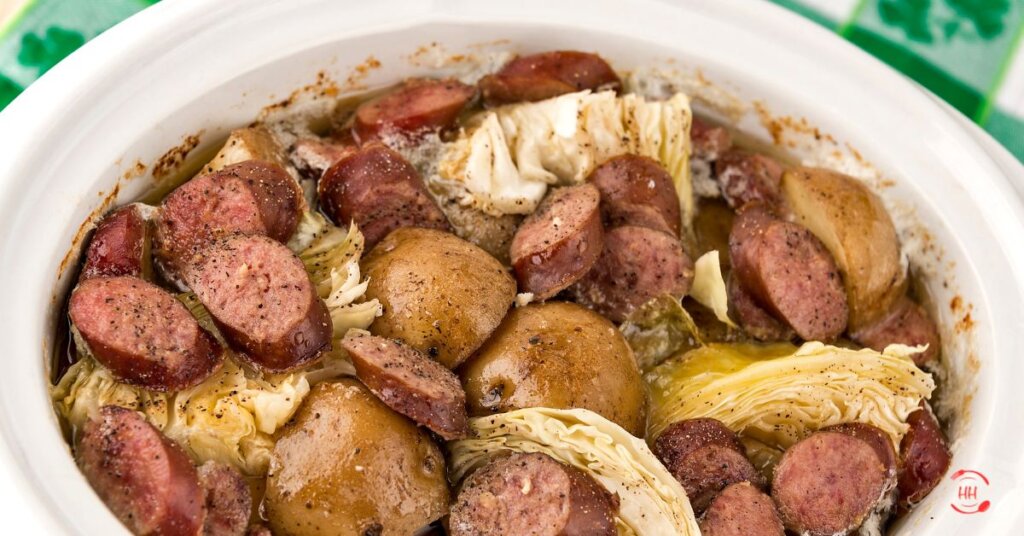 Slow Cooker Cabbage and Sausage Recipe