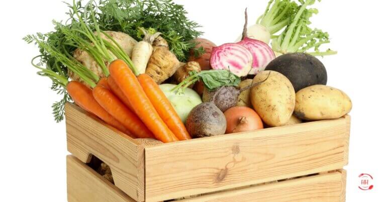 Winter fruits and vegetables
