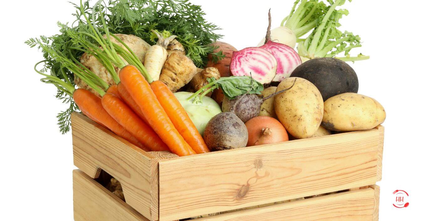 Winter fruits and vegetables