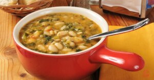 Cabbage & White Bean Soup