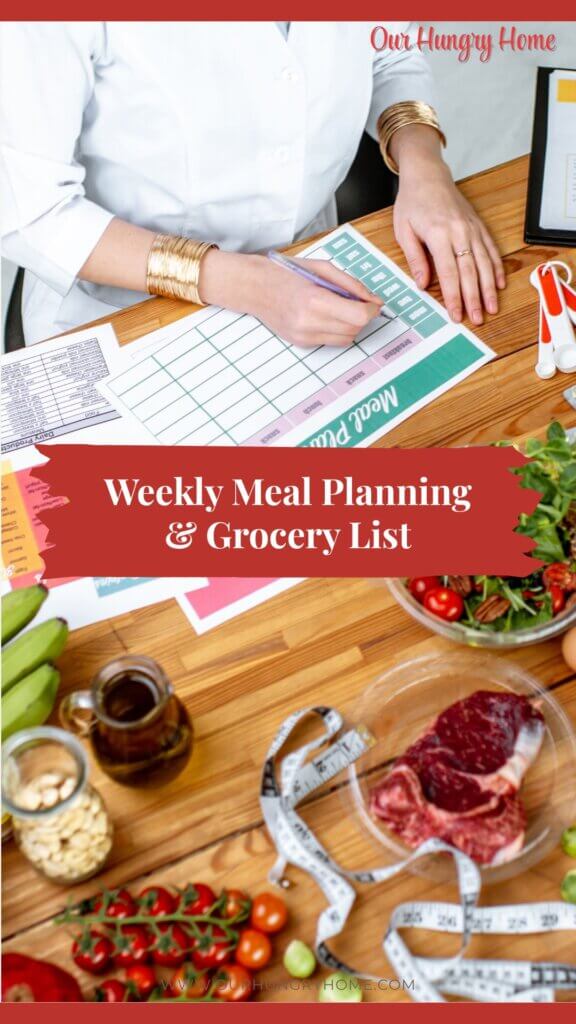 Weekly Meal Plan
