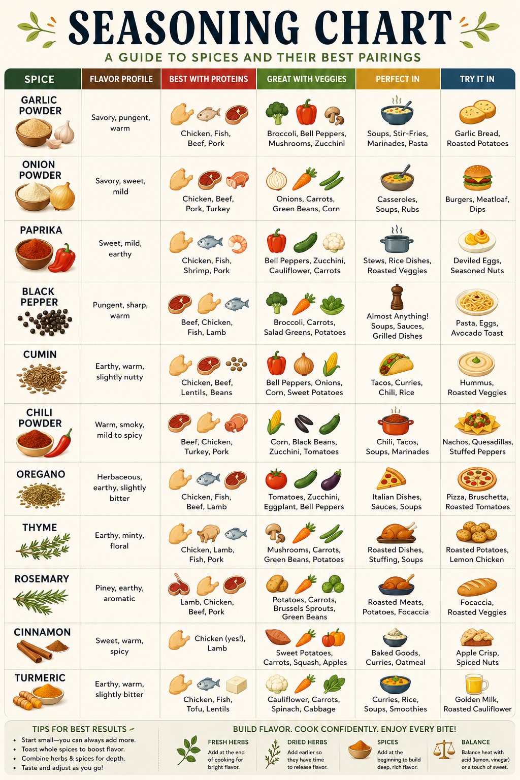 Spices and Seasonings