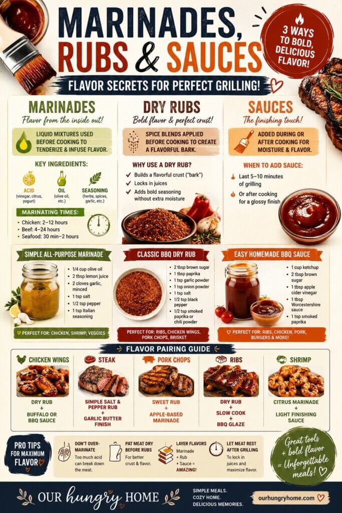 Marinades, Sauces & Rubs