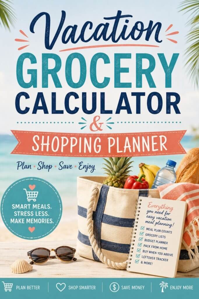Vacation Meal Plan