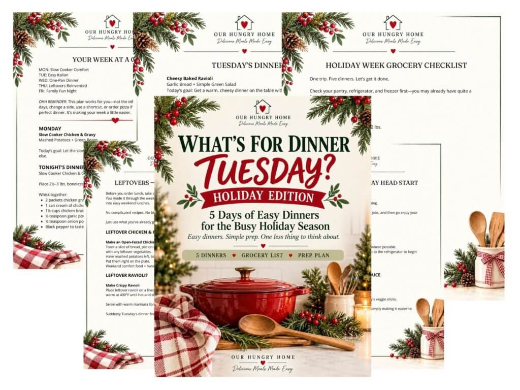 5-Day Meal Plan for the Holidays