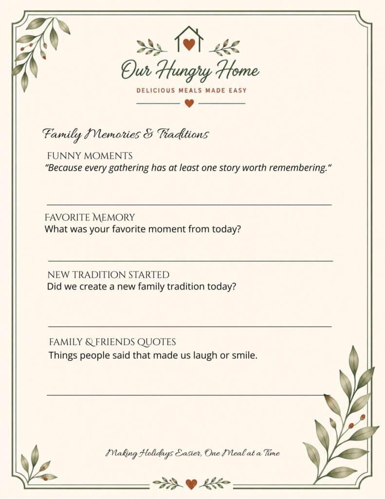 Holiday Family Memories