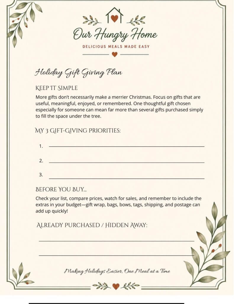 Holiday Gift Giving